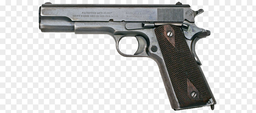 Handgun M1911 Pistol Colt's Manufacturing Company Semi-automatic Firearm PNG