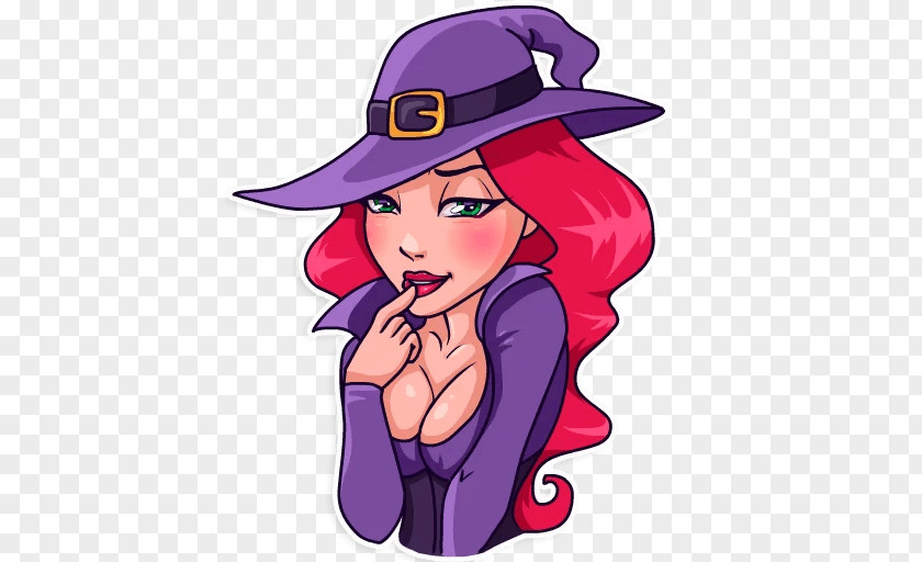 Witch Morgan Le Fay Sticker Telegram PNG