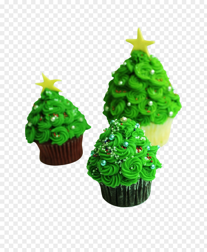 Christmas Cake Holiday Cupcakes Icing PNG