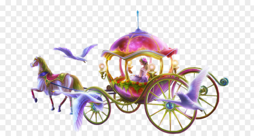 Cinderella Carriage Clip Art Image PNG