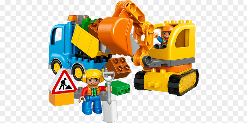 Excavator LEGO 10812 DUPLO Truck & Tracked Lego Minifigure Construction PNG