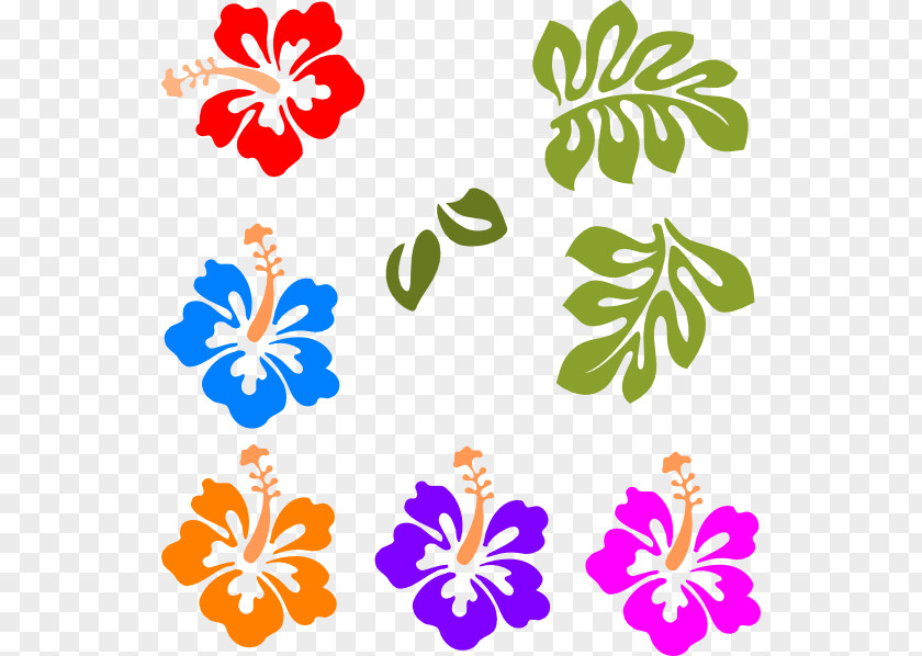 Hawaiian Graphics Party Paper Birthday Cake Flower PNG