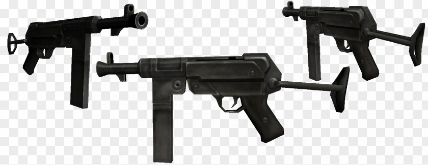Machine Gun Firearm Submachine Weapon Pistol PNG