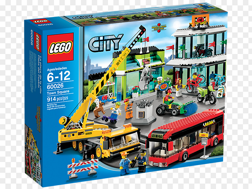 Town Square Lego City LEGO 60026 Toy 60097 PNG