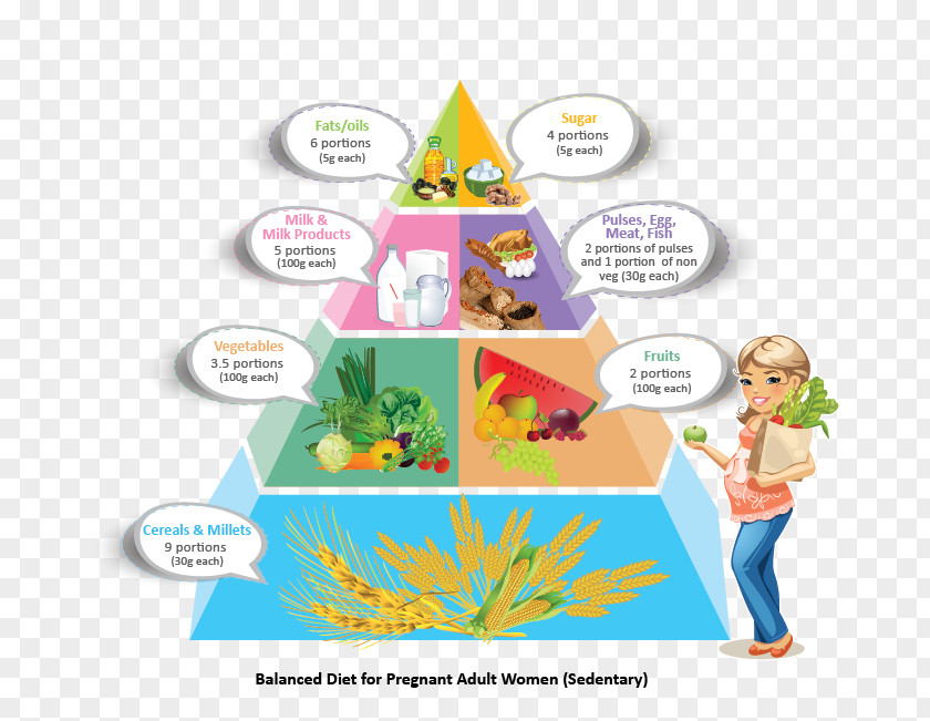 Balanced Diet Nutrient Nutrition Healthy Mother PNG