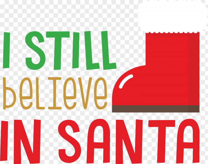 Believe In Santa Christmas PNG