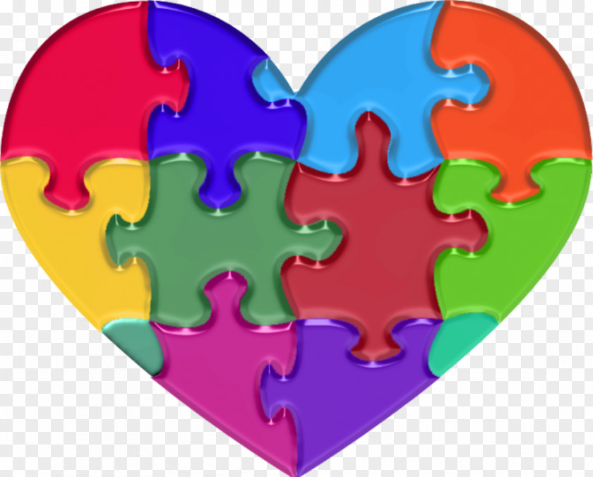 Summer Activities Jigsaw Puzzles World Autism Awareness Day Heart PNG