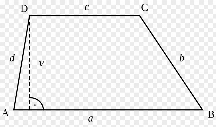 Angle Trapezoid Area Triangle Geometry PNG