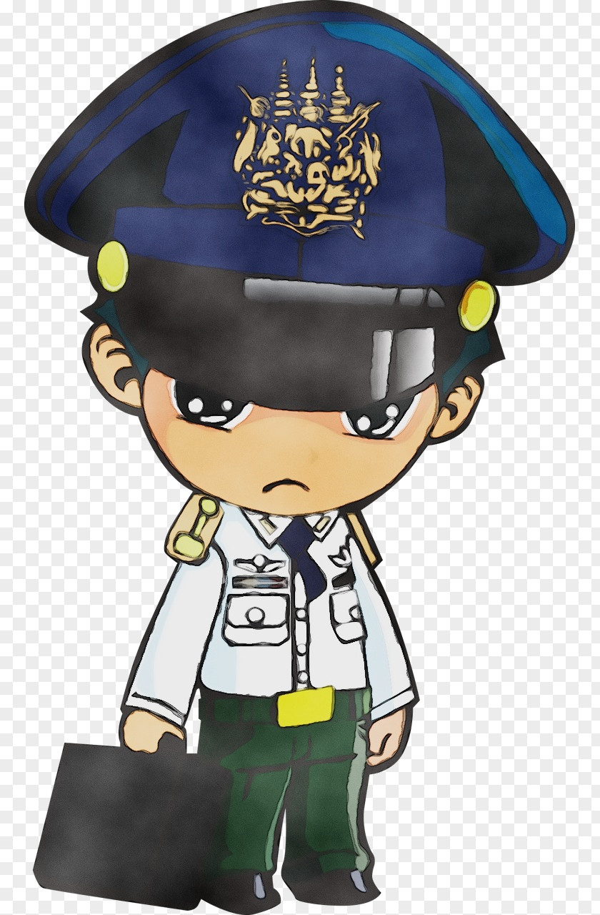 Cap Military Officer Cartoon Clip Art Police Uniform PNG