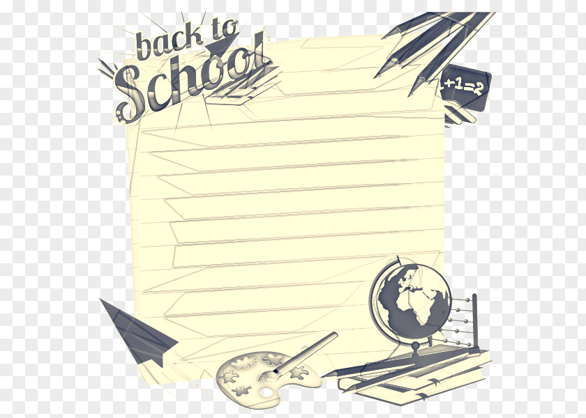 Paper Product Teacher School Frames And Borders PNG