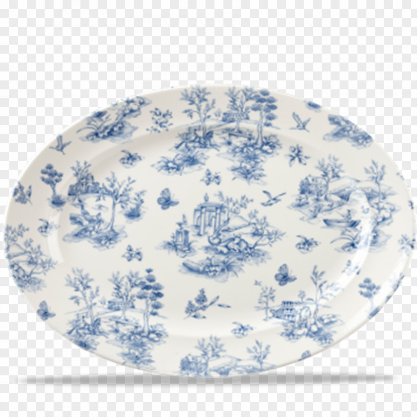 Plate Vintage Print Tableware Platter Porcelain PNG