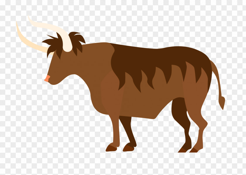 Vector Bison Material Cattle Icon PNG