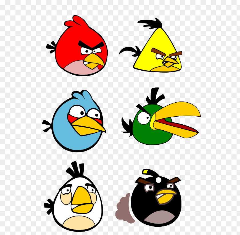 Angry Cartoon Character Birds Star Wars II Desktop Wallpaper Clip Art PNG