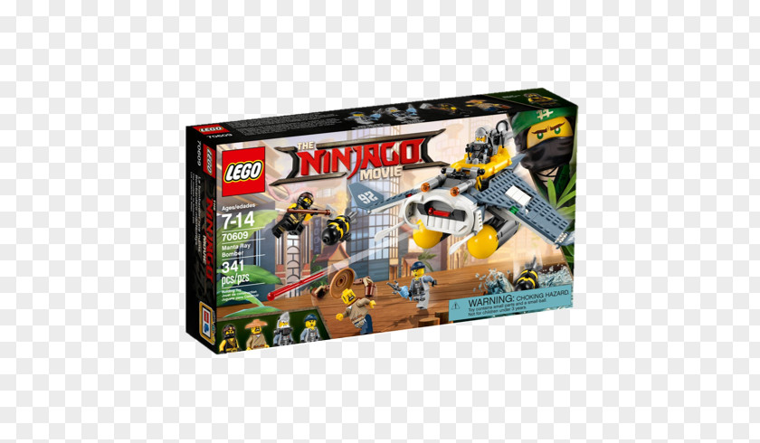 Lego Minifigures Ninjago LEGO 70609 THE NINJAGO MOVIE Manta Ray Bomber 70612 Green Ninja Mech Dragon Toy PNG