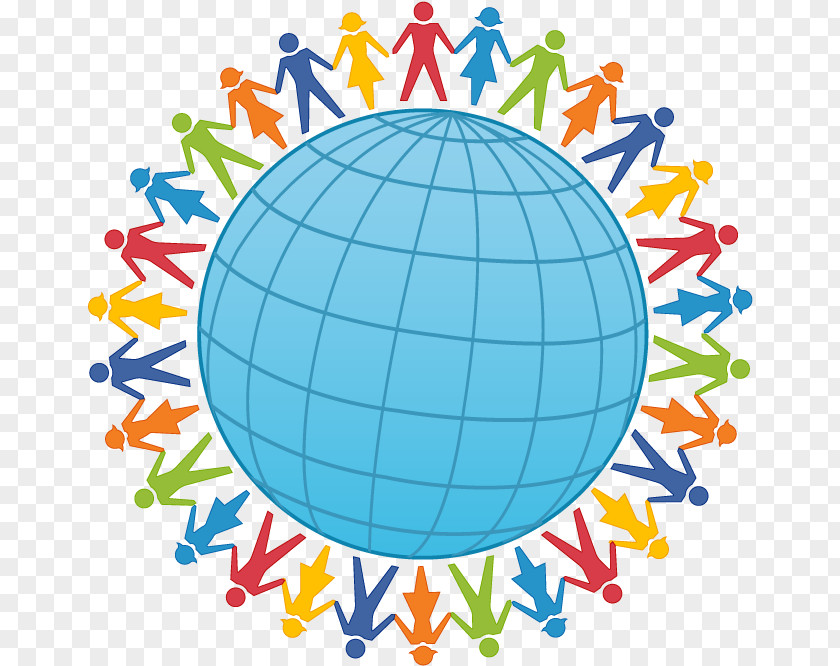 Vector People Holding Hands On The Earth World United States Homo Sapiens Clip Art PNG