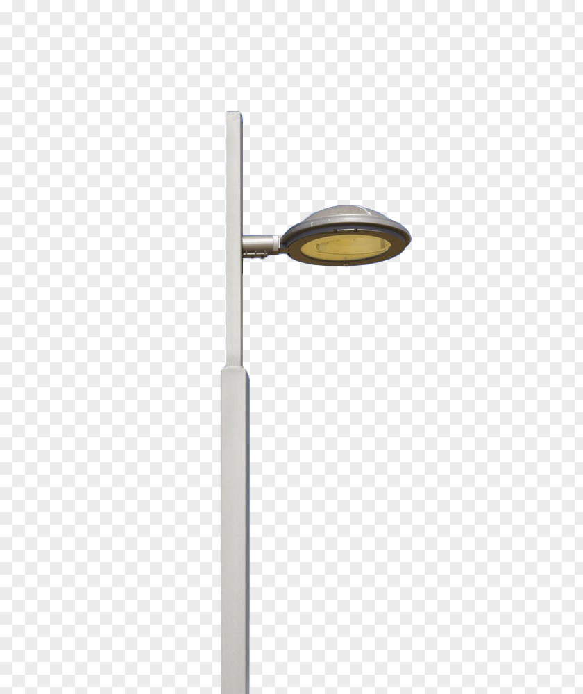 White Metal Street Lamp PNG