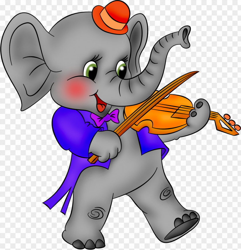 Alligator T-shirt Violin Elephant Top PNG