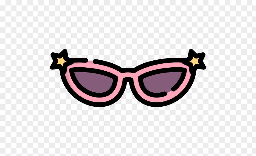 Cat's Eye Goggles Sunglasses Clip Art PNG