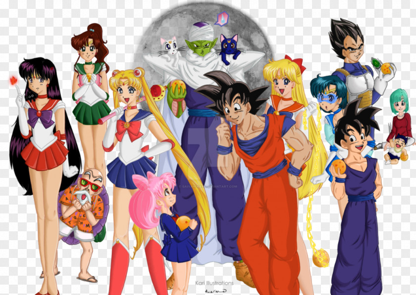 Goku Chibiusa Sailor Moon Gohan Vegeta PNG