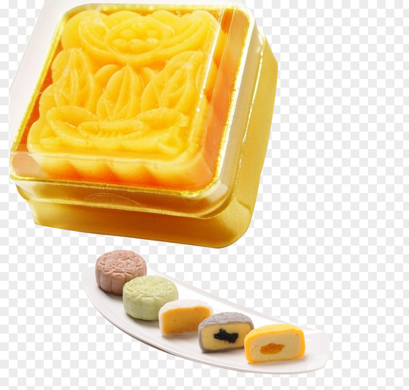 Mid-Autumn Festival Moon Cake Various Materials PNG