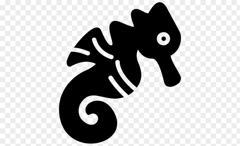 Animal Figure Blackandwhite Seahorse Cartoon Clip Art Fish Black-and-white PNG