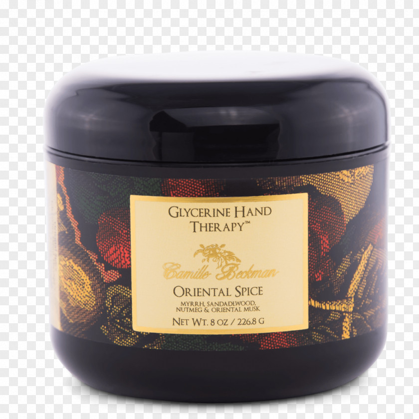 Hand-painted Fresh Spices Lotion Cream Camille Beckman Glycerine Hand Therapy Spice Almond Oil PNG