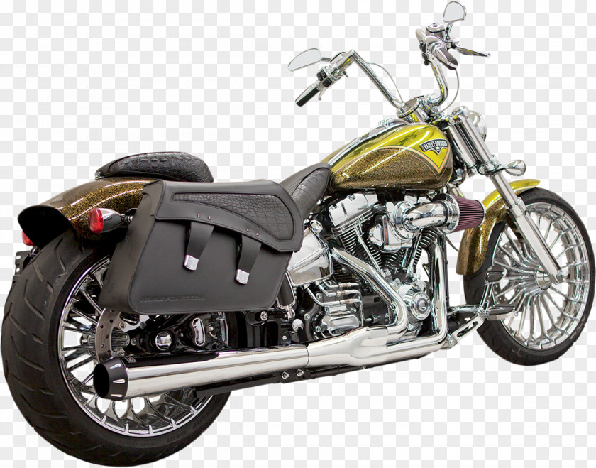 Harley-davidson Exhaust System Motorcycle Softail Car Cruiser PNG