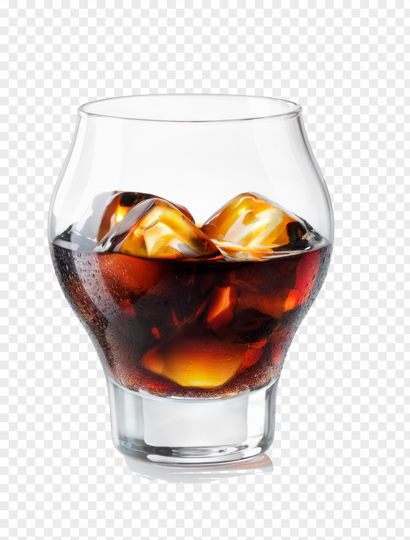 Ice Glass Black Russian Liqueur Amaro Averna Negroni PNG