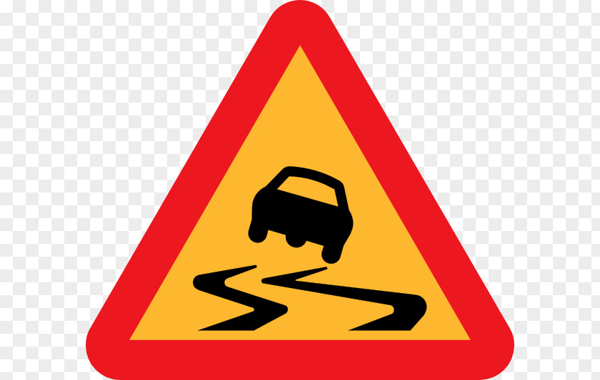 Icy Cliparts Slipping Traffic Sign Road Free Content Clip Art PNG