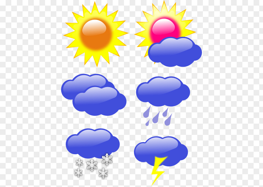 Weather Symbol Cliparts Forecasting Free Content Clip Art PNG