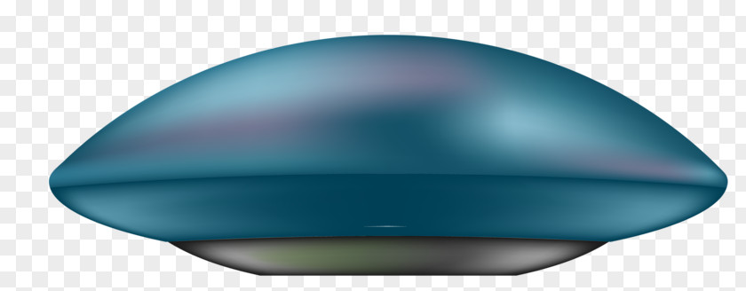Blue UFO Glass Plastic PNG