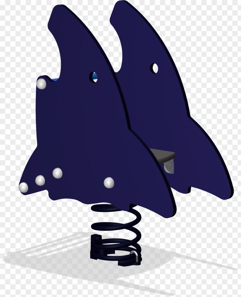 Design Marine Mammal Cobalt Blue PNG