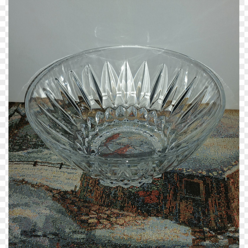 Large Bowl Glass Tableware Crystal PNG