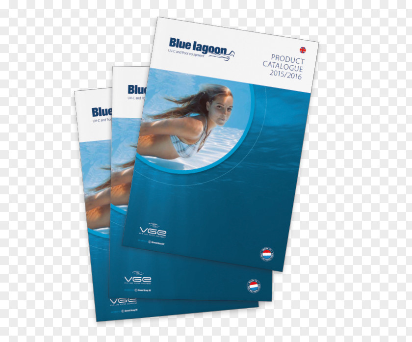 Brochure Template Blue Brand PNG