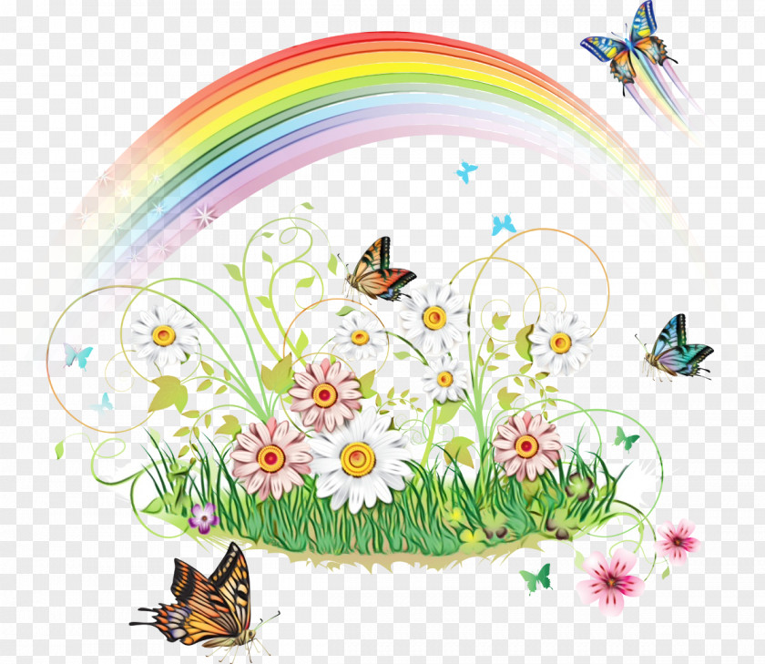 Butterfly Wildflower Grass Insect Pollinator PNG