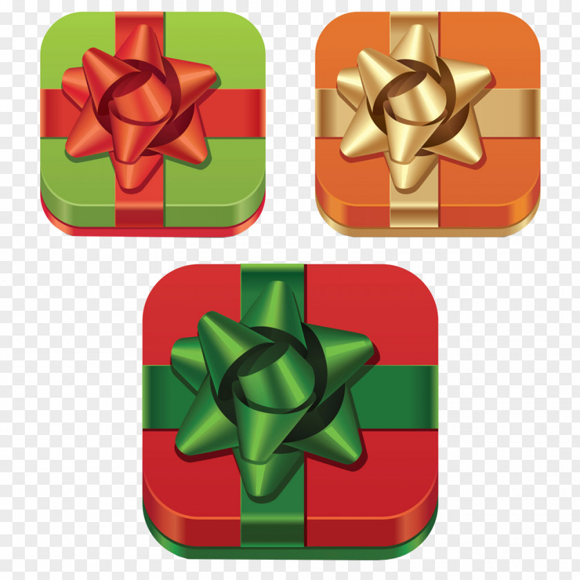 Color Christmas Gifts Collection Gift PNG