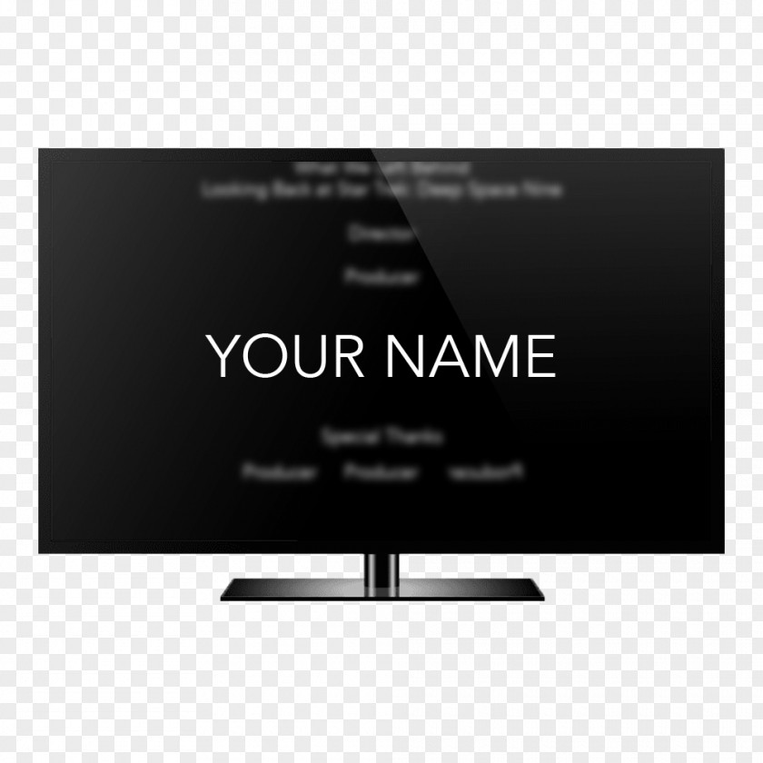 Movie Poster Credits LED-backlit LCD Computer Monitors Documentary Film Television PNG