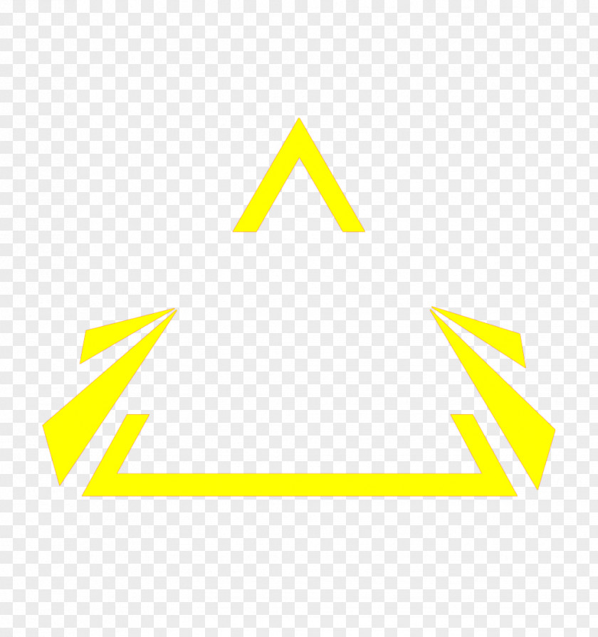 Yellow Triangle Geometry Dreiecksgeometrie PNG