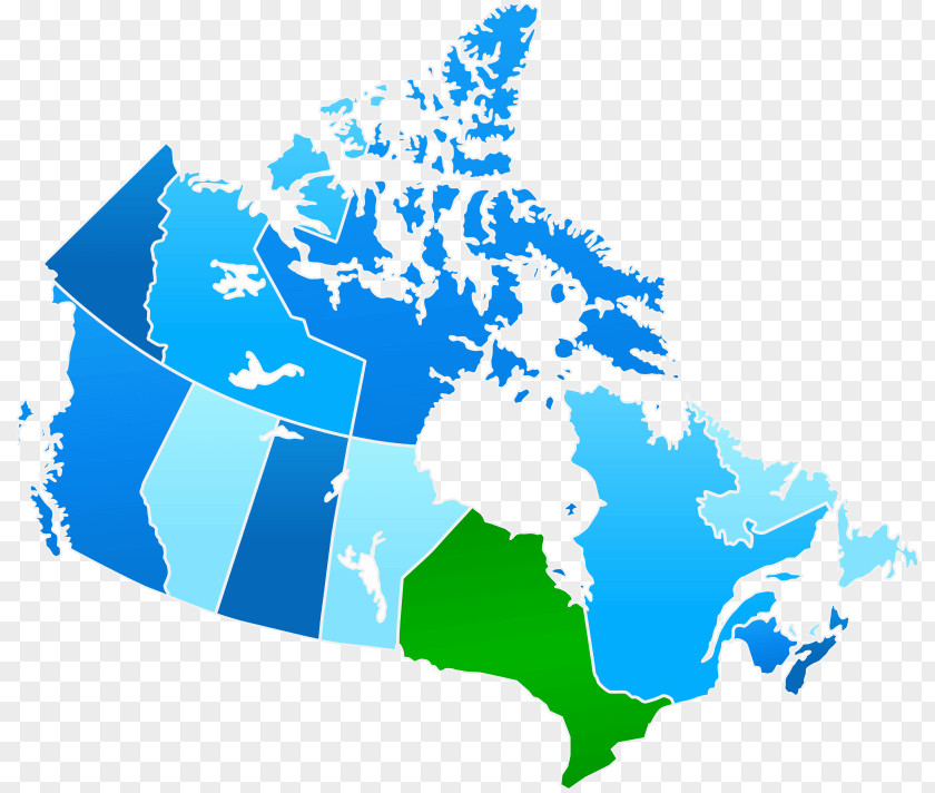Canada Map Ontario Vector PNG
