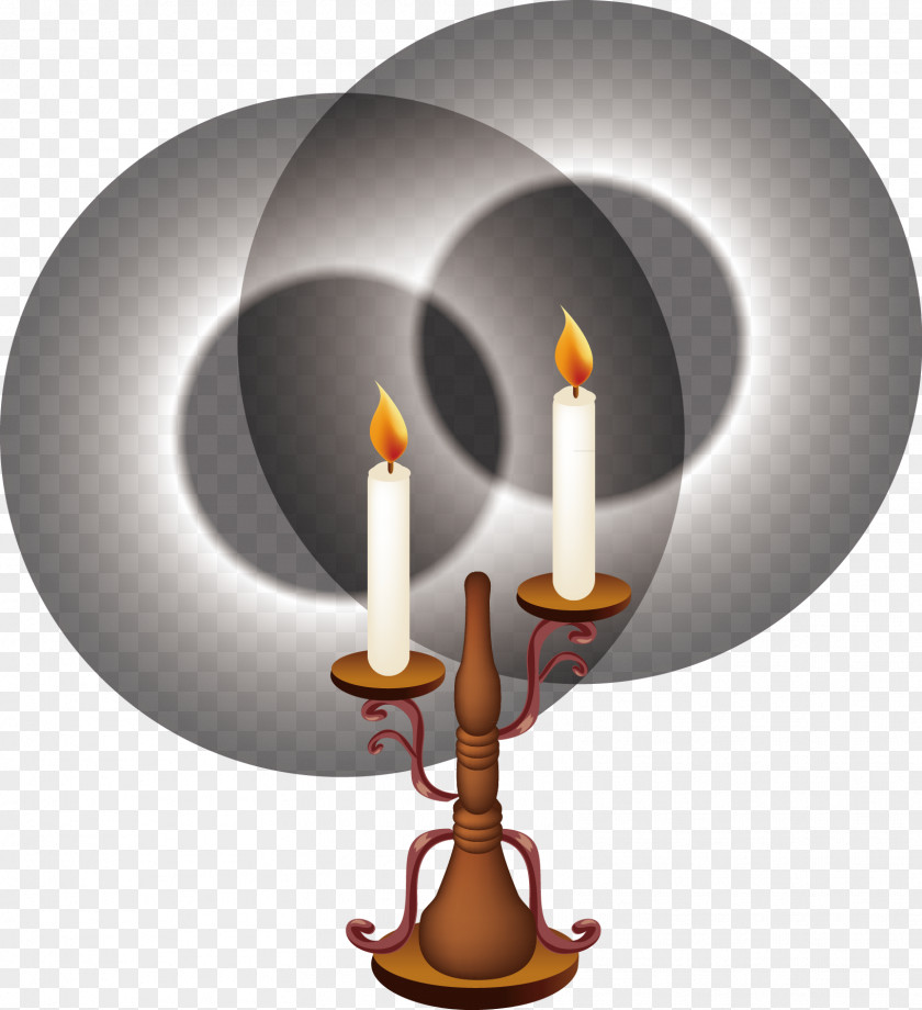 Candle Decoration Vector Nordic Jewelry PNG