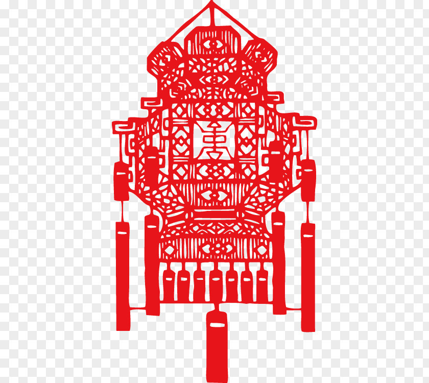 Chinese New Year Lantern Papercutting Paper Cutting PNG