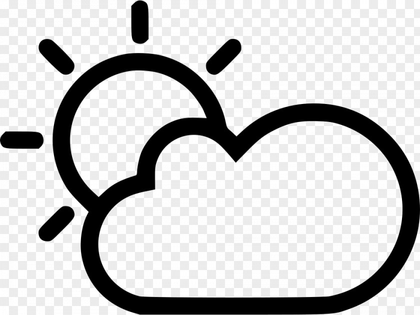 Cloud And Sun PNG