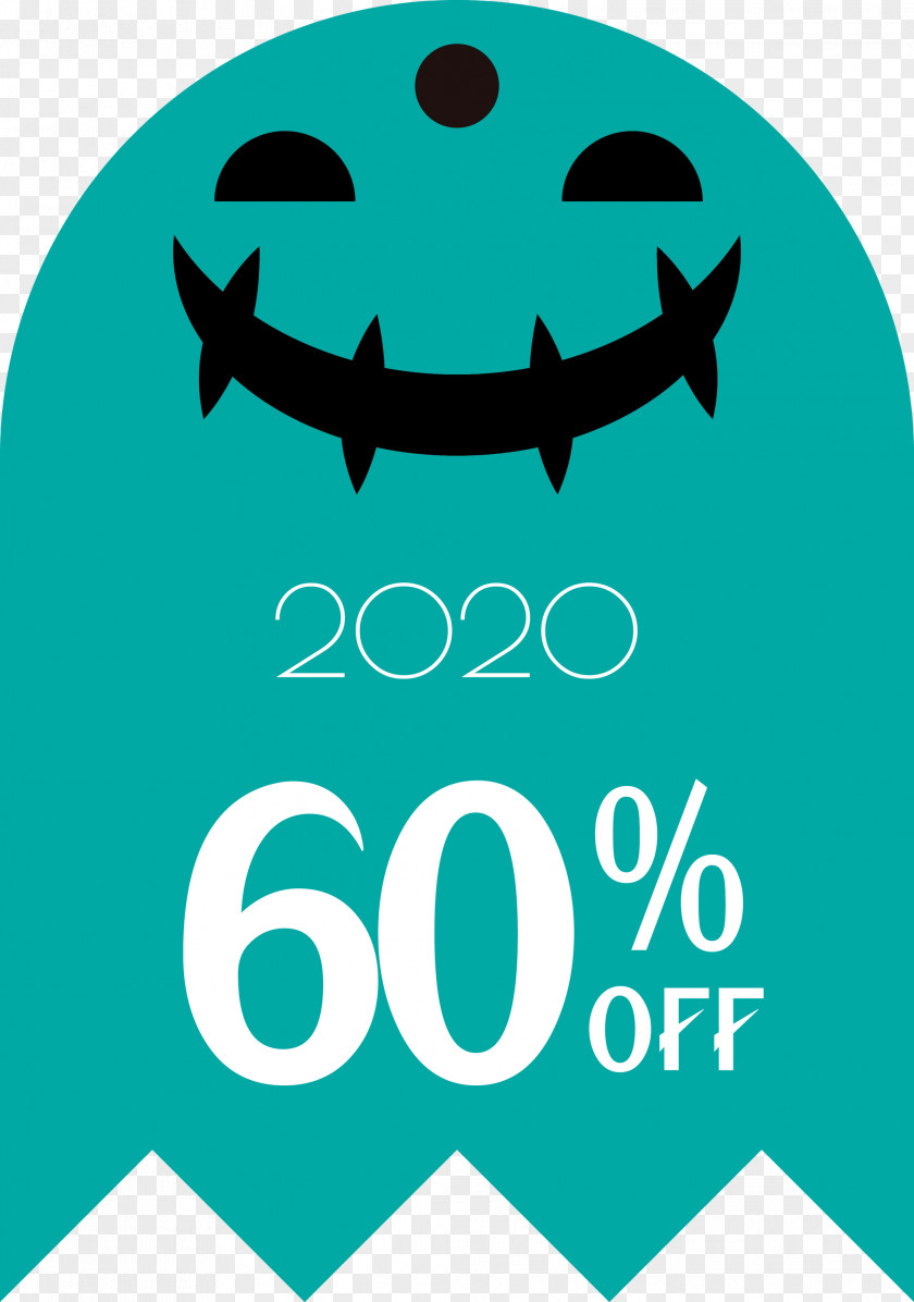 Halloween Discount Sales 60% Off PNG