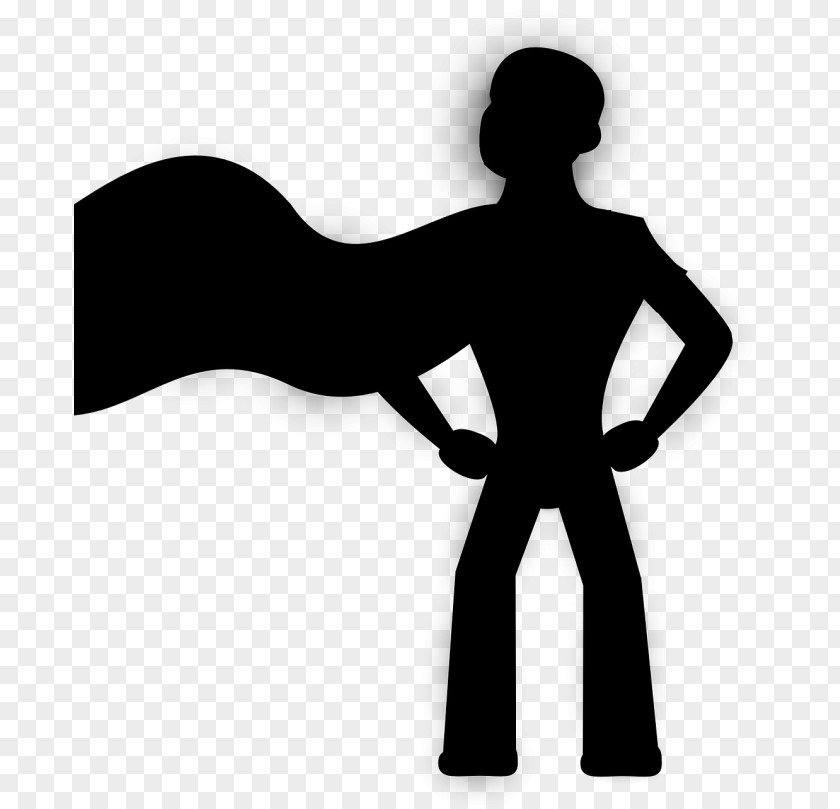 Silhouette Superhero Superman Batman PNG