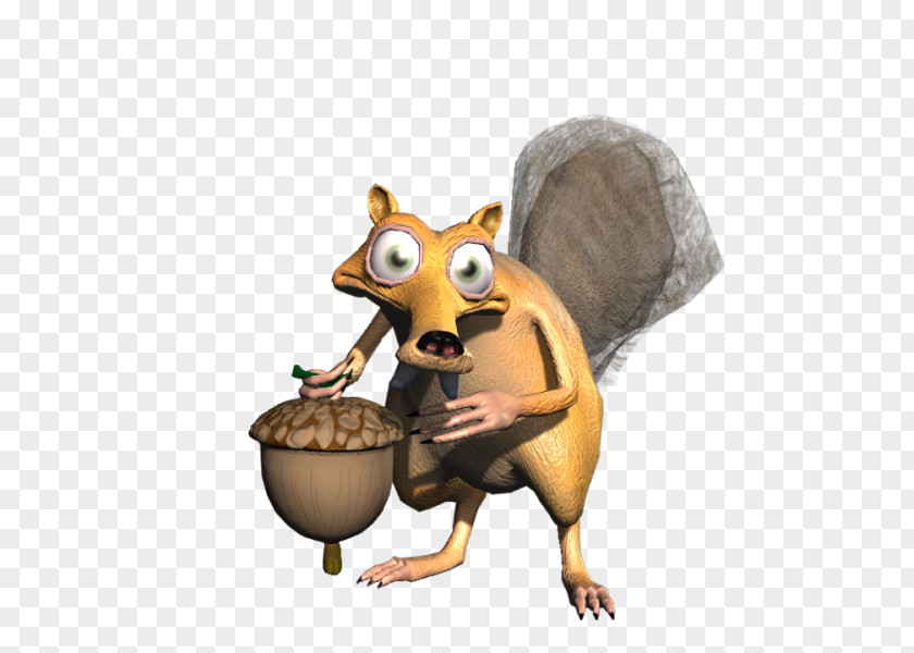 Squirrel Scrat Reallusion Animaatio PNG
