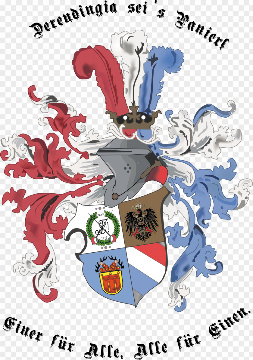 Studentenverbindung Coat Of Arms Haus Malz Burschenschaft Derendingia Zirkel PNG