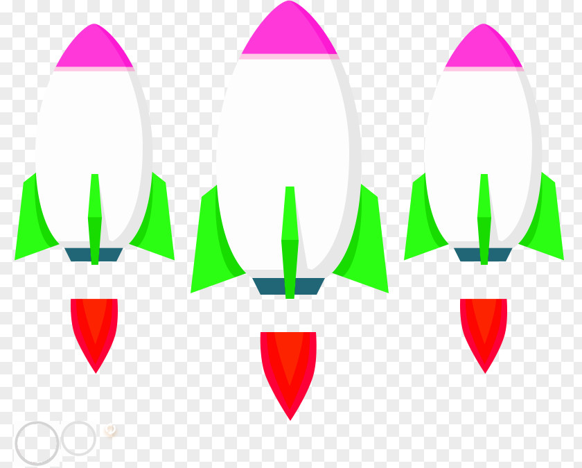 Cartoon Rocket Decoration Pattern Clip Art PNG
