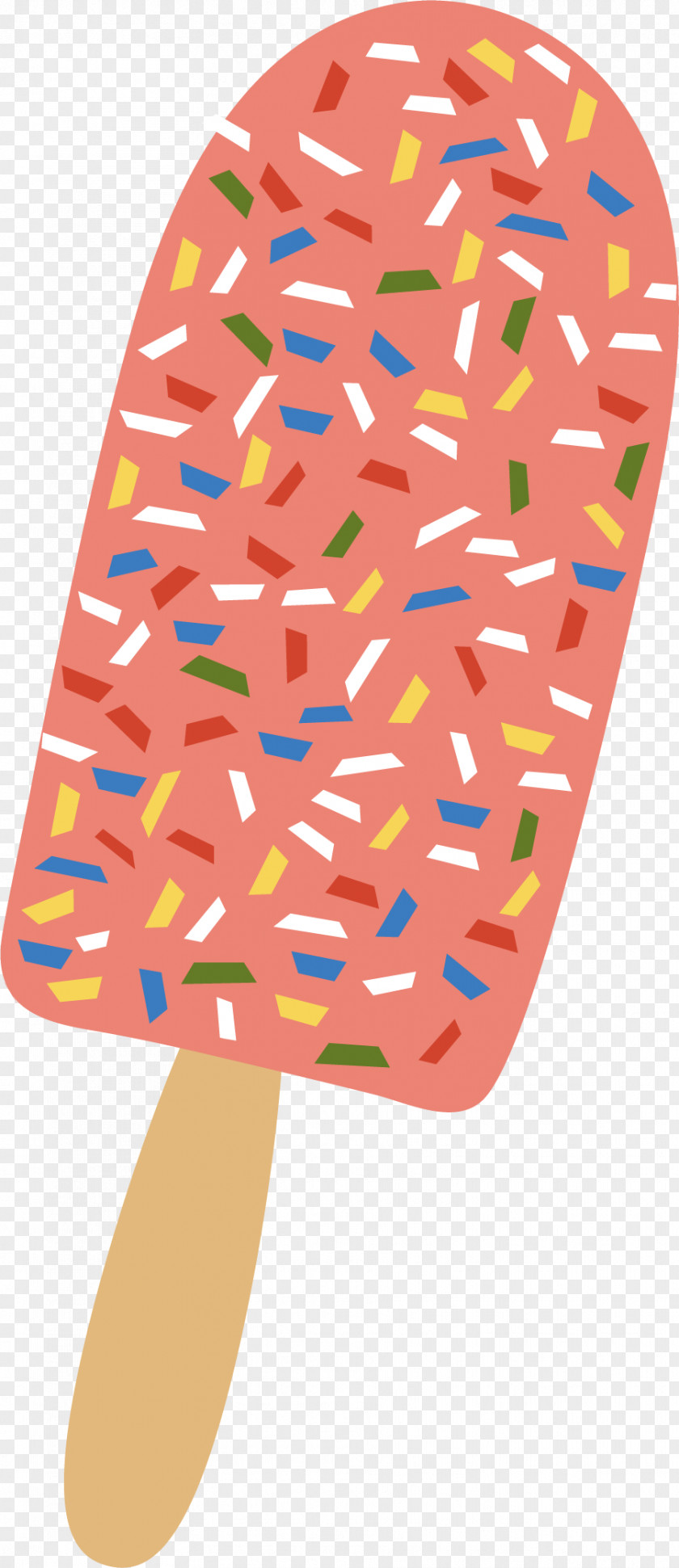 Colorful Cartoon. Ice Cream Pop PNG