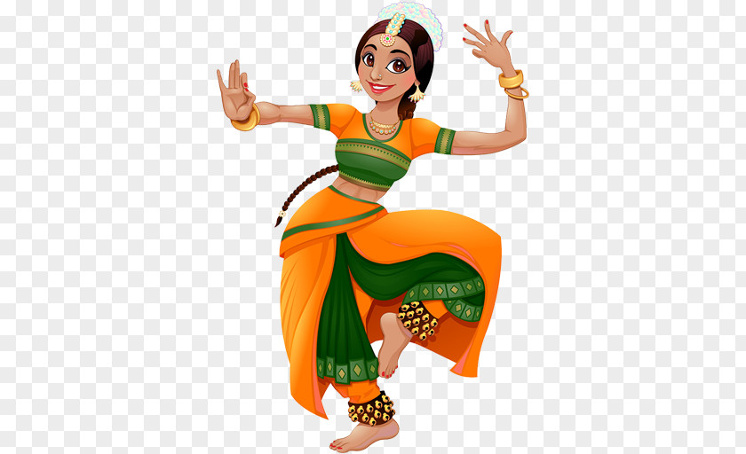 Dance In India Cartoon PNG