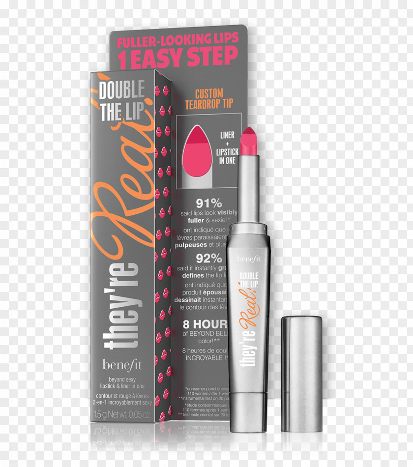 Double Benefit They're Real! The Lip Balm Cosmetics Lipstick Liner PNG